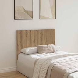 Berkfield Home Bed Headboard Artisan Oak 120x1.5x80 cm Engineered Wood in Brown - thumbnail 2