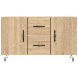 Berkfield Home Sideboard Sonoma Oak 100x36x60 cm Engineered Wood in Brown - Size: 100 x 36 x 60 cm - thumbnail 6