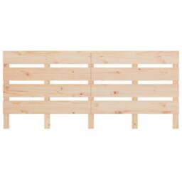 Berkfield Home Headboard 120x3x80 cm Solid Wood Pine in Light Tan - Size: 120 x 3 x 80 cm - thumbnail 4