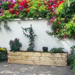Buttercup Farm Suffolk Planter - Wood - L90 x W30 x H30 cm in Brown - thumbnail 6