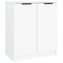 Berkfield Home Shoe Cabinet White 59x35x70 cm Engineered Wood - Size: 59 x 35 x 70 cm - thumbnail 3