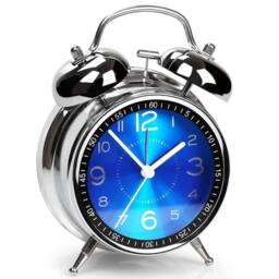 SPETLEK Extra Loud Alarm Clock Twin Bell Battery in Blue - Size: 0.6m2 - thumbnail 3