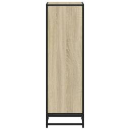 Berkfield Home Book Cabinet Sonoma Oak 33.5x33x107.5 cm Engineered Wood in Light Tan - thumbnail 5