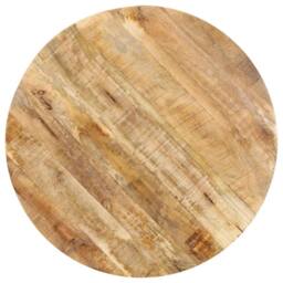 Berkfield Home Side Table 68x68x56 cm Solid Mango Wood in Brown - Size: 68 x 68 x 56 cm - thumbnail 3