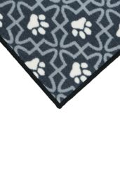 JVL Pet Mat Machine Washable 40 x 70 cm Lattice in Dark Navy - Size: 40 cm x 70 cm - thumbnail 4