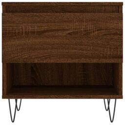 Berkfield Home Coffee Tables 2 pcs Brown Oak 50x46x50 cm Engineered Wood - Size: 50 x 46 x 50 cm - thumbnail 6