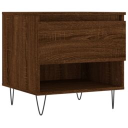 Berkfield Home Coffee Tables 2 pcs Brown Oak 50x46x50 cm Engineered Wood - Size: 50 x 46 x 50 cm - thumbnail 5