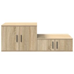 Berkfield Home Storage Cabinet Sonoma Oak 108x41x40 cm Made of Engineered Wood in Beige - Size: 108 x 41 x 40 cm - thumbnail 7