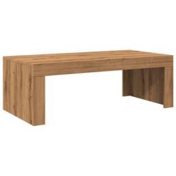 Berkfield Home Modern Coffee Table Artisan Oak 102x50x35 cm Engineered Wood in Brown - Size: 102 x 50 x 35 cm - thumbnail 6