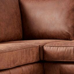 Furnishings For Less UK Oakland Tan Chesterfield 5 Seater L Shape Large Corner Sofa - thumbnail 2