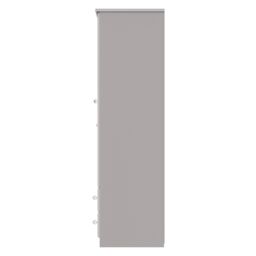 Ready Assembled 2 U Stratford Triple Mirror + Drawer Wardrobe (Ready Assembled) in Taupe - thumbnail 2