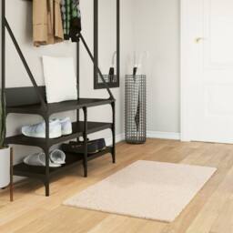 Berkfield Home Rug HUARTE Short Pile Soft & Washable Beige 60x110 cm - Size: Medium - thumbnail 2