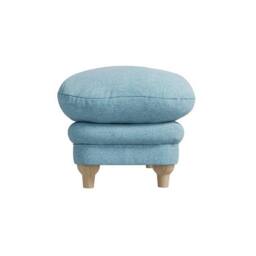 Lemon Pavilion Furniture Plumpton Duck Egg Blue Weave Footstool - L53.5 x W113.5 x H49.5 cm in Brown - Size: 1 Pack - thumbnail 3