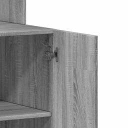 Berkfield Home Kitchen Cabinet Grey Sonoma 60x50x180 cm Engineered Wood - Size: 60 x 50 x 180 cm - thumbnail 9
