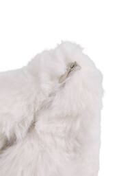 Living and Home Plush Throw Pillow Cover Pillowcase in Ivory - thumbnail 7