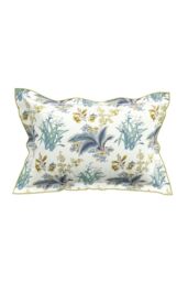 Sanderson 'Enys Garden' Cotton Sateen Duvet Cover Set in Indigo - Size: King - thumbnail 3