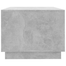 Berkfield Home Modern Coffee Table Concrete Grey 102x55x43 cm Engineered Wood - Size: 102 x 55 x 43 cm - thumbnail 6