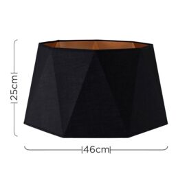 ValueLights Toke Black Floor Lamp Shade - thumbnail 5