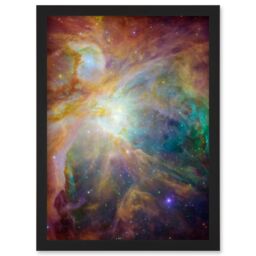 Artery8 Hubble Space Telescope Image Orion Nebula Spitzer Observatory Colourful Cosmic Masterpiece Dust Infant Stars Ultraviolet Light Stellar Winds - thumbnail 1