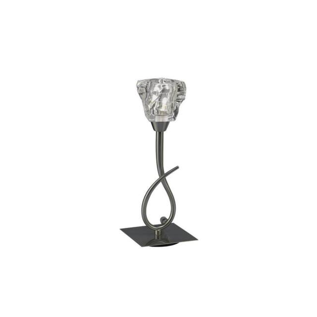 Netlighting Iku Table Lamp 1 Light G9 Satin Nickel in Grey - image 1