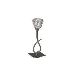 Netlighting Iku Table Lamp 1 Light G9 Satin Nickel in Grey - thumbnail 1