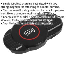 Loops 5V-1A Single Wireless Charging Base - For ys95292 & ys05293 Inspection Lights - thumbnail 2