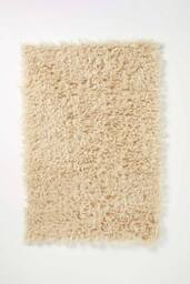 Homescapes Luxury Fluffy Shaggy Rug Soft Non-Slip Carpet in Cream - Size: 60 x 90 cm - thumbnail 2