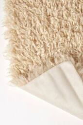 Homescapes Luxury Fluffy Shaggy Rug Soft Non-Slip Carpet in Cream - Size: 60 x 90 cm - thumbnail 5
