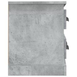 Berkfield Home TV Cabinet Concrete Grey 100x35.5x45 cm Engineered Wood - thumbnail 7
