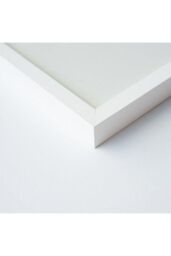 nielsen Quadrum A4 Wooden Picture Frame With Protective Glass Front in White - thumbnail 2