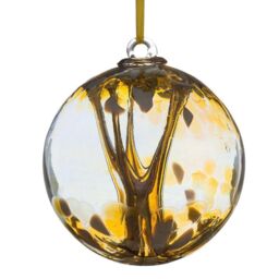 Sienna Glass Wedding Gift Spirit Ball Pastel Gold - thumbnail 5