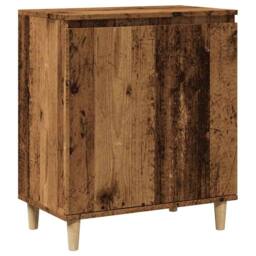Berkfield Home Sideboard Old Wood 60x35x70 cm Engineered Wood in Brown - Size: 60 x 35 x 70 cm - thumbnail 1
