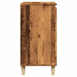 Berkfield Home Sideboard Old Wood 60x35x70 cm Engineered Wood in Brown - Size: 60 x 35 x 70 cm - thumbnail 5