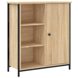 Berkfield Home Sideboard Sonoma Oak 70x30x80 cm Engineered Wood in Light Tan - Size: 70 x 30 x 80 cm - thumbnail 1