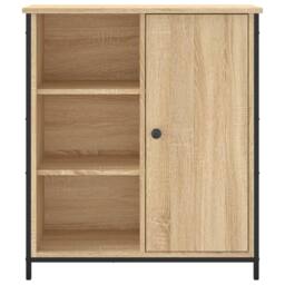 Berkfield Home Sideboard Sonoma Oak 70x30x80 cm Engineered Wood in Light Tan - Size: 70 x 30 x 80 cm - thumbnail 6
