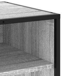 Berkfield Home TV Cabinet Grey Sonoma 120.5x40x46 cm Engineered Wood & Metal - thumbnail 7