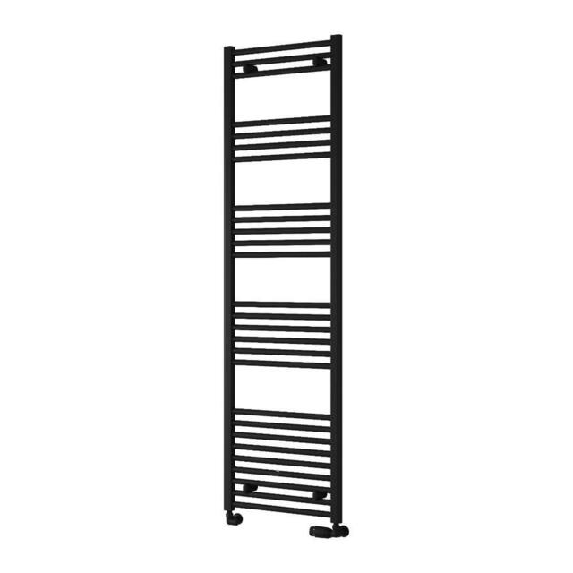 Bathroom Kingdom Capo Black Straight Heated Towel Rail 1800x500 - image 1
