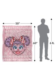 Sesame Street Abby Cadabby Ugly Christmas Sweater Silky Touch Super Soft Throw Blanket 152 X 127 cm in White - thumbnail 5