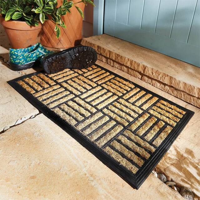 Gainsborough Rubber & Coir Doormat for Boots, H40 x W60cm - Size: 400 cm x 600 cm - image 1