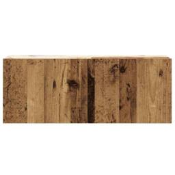 Berkfield Home 2 Piece TV Cabinet Set Wall-mounted Old Wood Engineered Wood in Brown - thumbnail 7