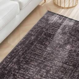 THE RUGS Brilliance Prisma Short Pile Rug & Runner - Modern Velour Area Rug in Brown - Size: 80 cm x 150 cm - thumbnail 9