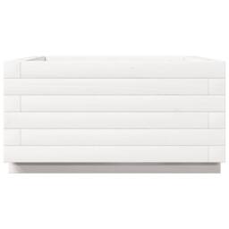 Berkfield Home Decorative Garden Planter White 50x50x26.5 cm Solid Wood Pine - thumbnail 6