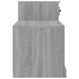 Berkfield Home Shoe Cabinet Grey Sonoma 100x42x60 cm Engineered Wood - Size: 100 x 42 x 60 cm - thumbnail 7