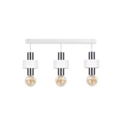 Netlighting Unica Ceiling Spotlight Bar White Silver 60cm 3x E27