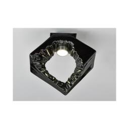 Netlighting Salvio Ceramic Ceiling Square Sculpture 1 x 3W LED Chrome Black - thumbnail 2