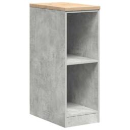 Berkfield Home Garage Storage Cabinet Concrete Grey 30x51x85 cm Solid Wood Pine - Size: 30 x 51 x 85 cm