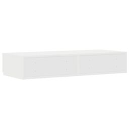 Berkfield Home White Bed Drawers - 90x36.5x16.5 cm - Made from Engineered Wood - thumbnail 8