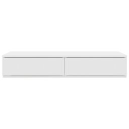 Berkfield Home White Bed Drawers - 90x36.5x16.5 cm - Made from Engineered Wood - thumbnail 6