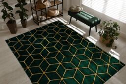RugsX Emerald Rug in Green - Size: 140 cm x 190 cm - thumbnail 4