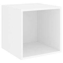 Berkfield Home 4 Piece TV Cabinet Set White Engineered Wood - thumbnail 4